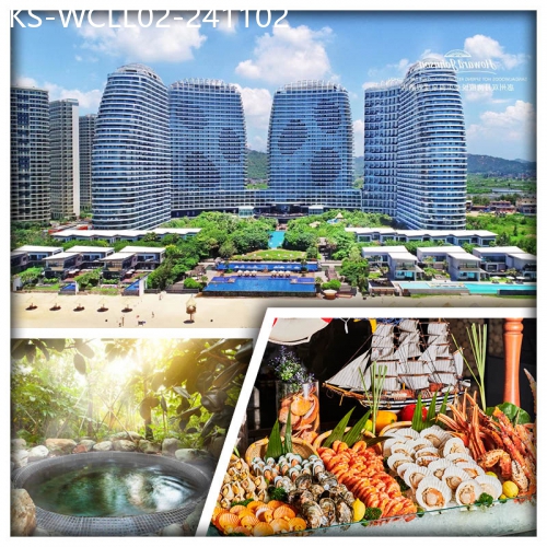 廣東旅遊線路|2024-11-02|~水滴酒店~雙月灣檀悅豪生度假酒店（露台海景泡池房）豪歎酒店海鮮自助晚餐 純玩2天